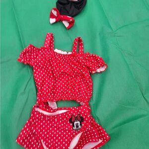 Minnie Mouse 4pc swim set